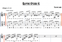 爵士吉他大师练习曲Julian Lage - Guitar Etude1 吉他速度机能右...